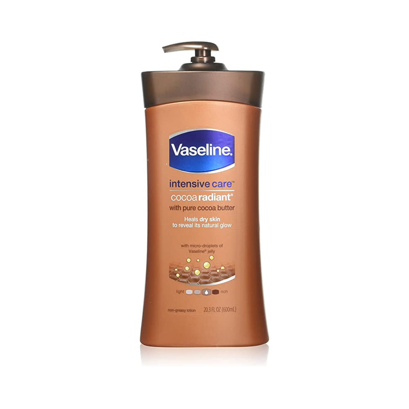 Shop Vaseline Cocoa Butter Deep Conditioning Body Lotion With Cocoa Butter & Vitamin E 600ml