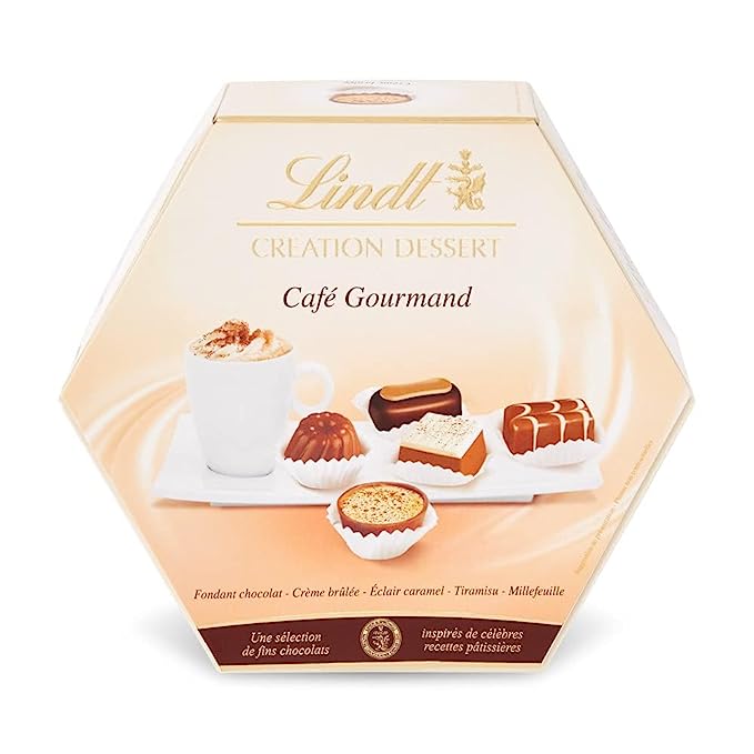 Lindt Creation Dessert Cafe Gourmand Assorted Chocolate Gift Box Great 193gm
