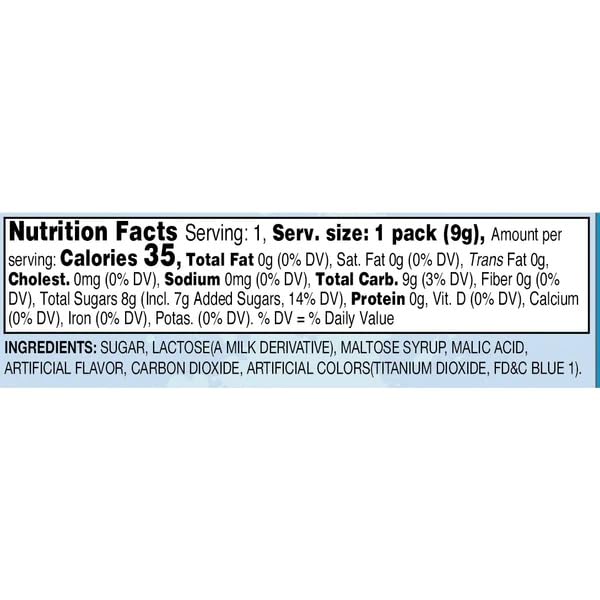 Warheads Sour Popping Candy Blue Raspberry Flavor Accept the Challenge Sour 90g Pack Of 6