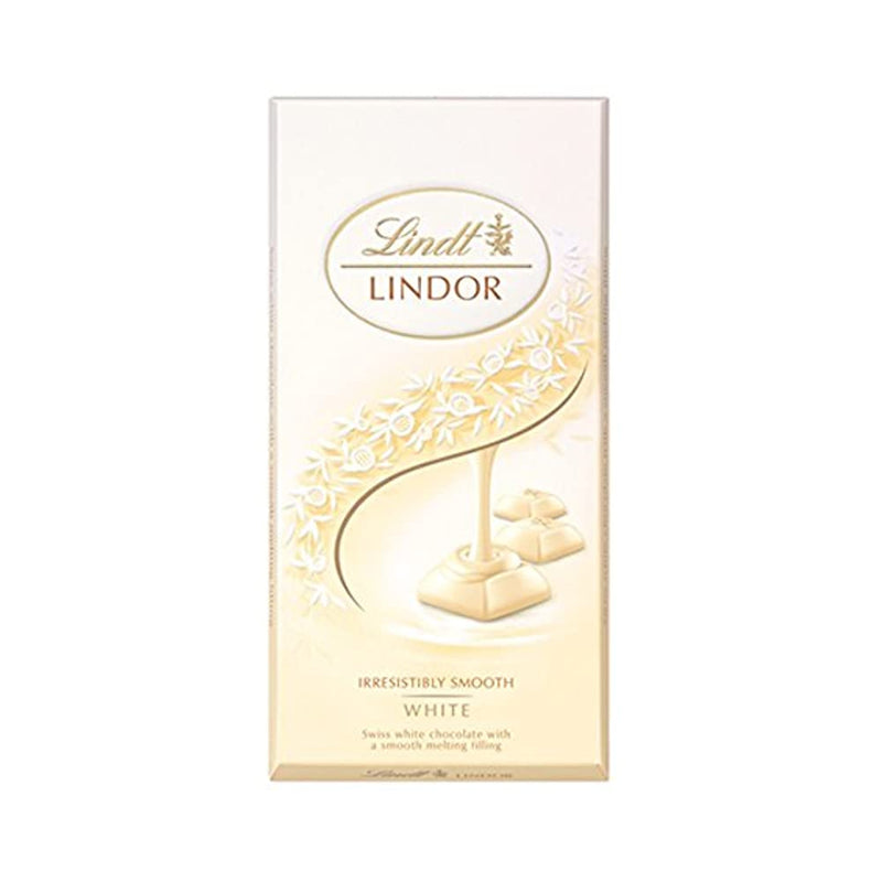 Shop Lindt Lindor Irresistibly Smooth White Chocolate, 100g (Pack of 2)