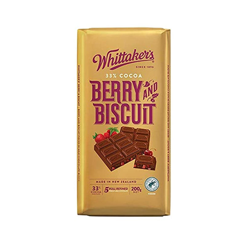 Shop Whittakers Berry and Biscuit 200gm, 200 g