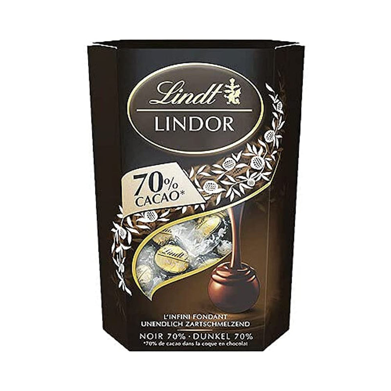 Shop Lindt Lindor 70% dark Cocoa truffle - 200gm Imported