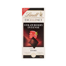 Shop Lindt Excellence Strawberry Intense Chocolate 100 gms
