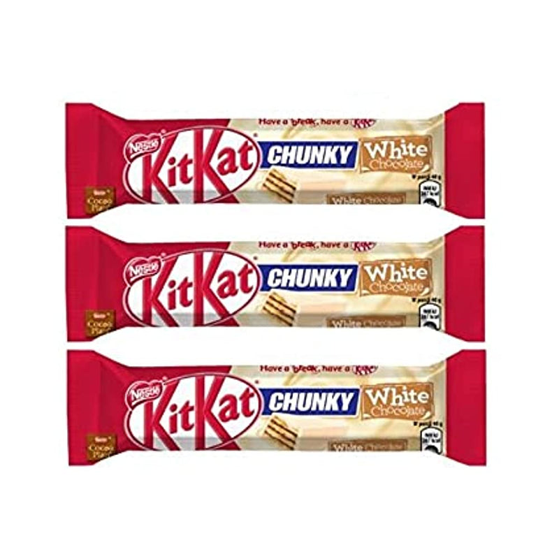 Shop Kit Kat Chunky White Chocolate 40g Pack of 3