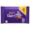 Shop Cadbury Dairy Milk Chocolate 4 Bars Pack, 117.2g