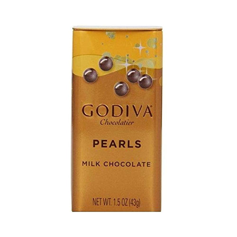 Shop Godiva Pearls Milk Chocolate Tin, 43g