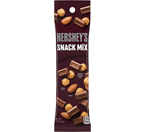 Shop Hershey's Snack Mix Packet (Mini Milk Chocolate Bar, Pretzel Balls & Almonds), 56g