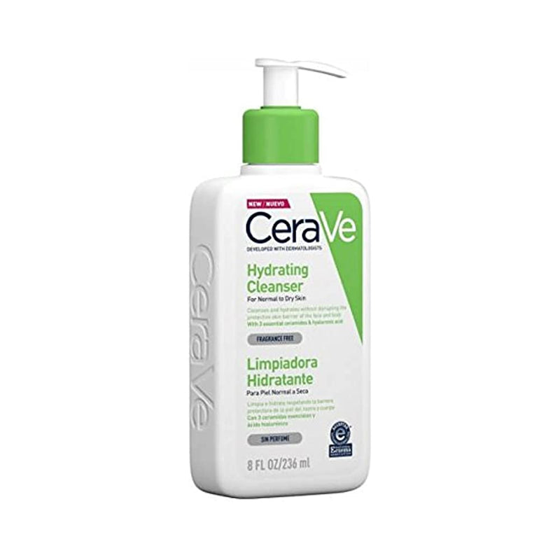 Shop Cerave Hydrating Cleanser Normal To Dry Skin 236ml