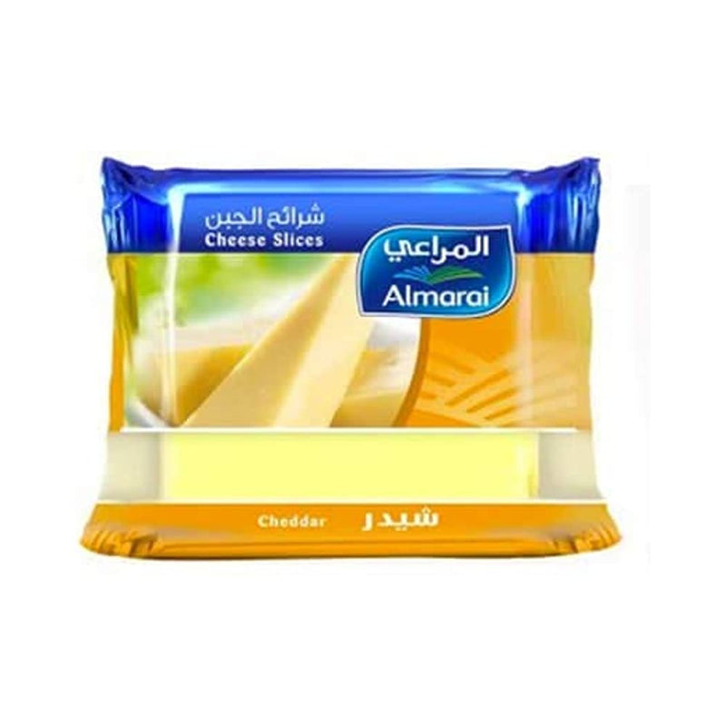Shop Almarai Cheddar Cheese Slices 200gm (Pack of 2pcs *200gm) Imported