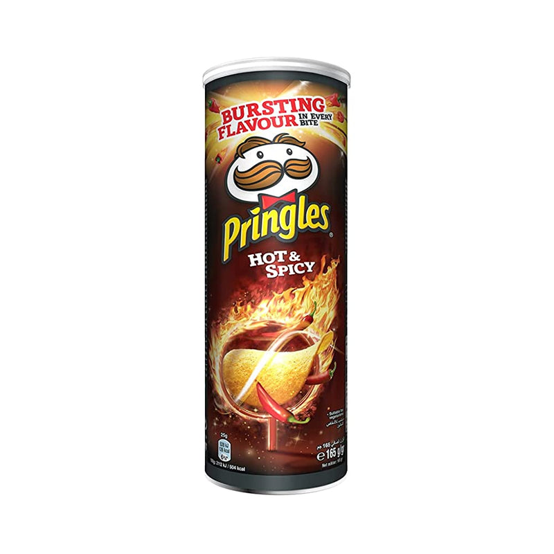 Shop Pringles Hot & Spicy Chips (165g)