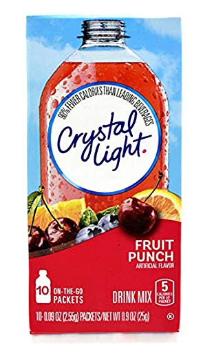 Shop Crystal Light On The Go Fruit Punch Drink Mix 10-Count Packets, 25g