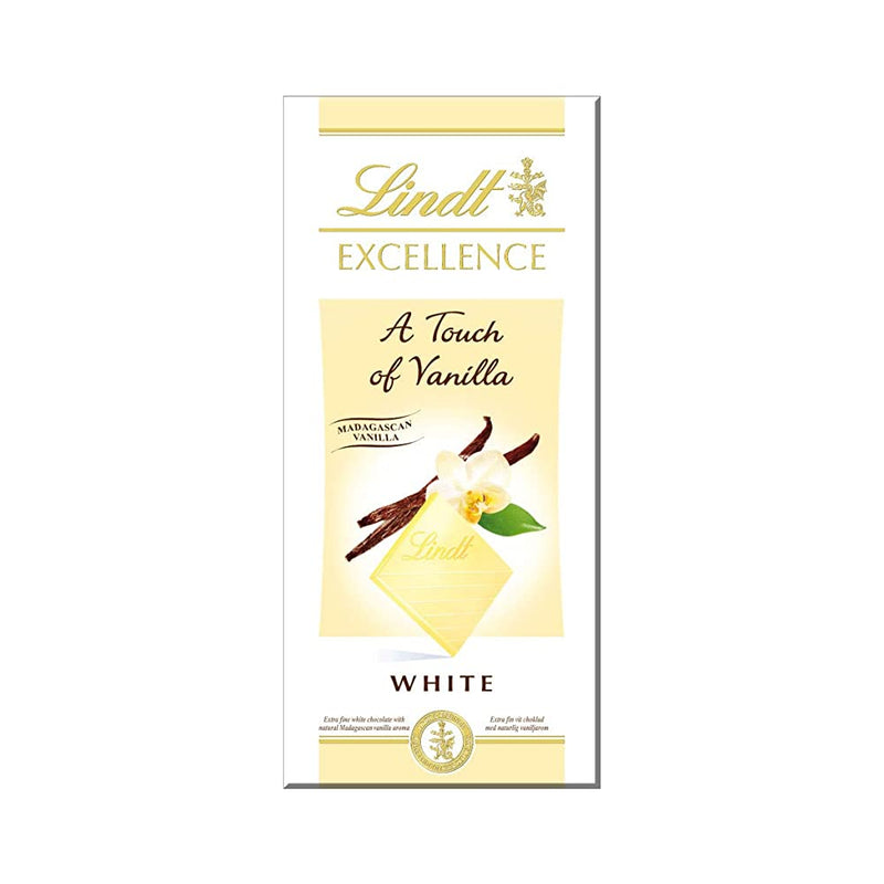 Shop Lindt Excellence Madagascan Vanilla White Chocolate, 100 g