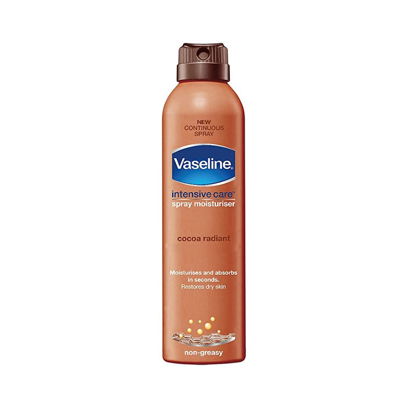 Shop Vaseline Intensive Care Cocoa Radiant Spray Moisturiser, 190ml