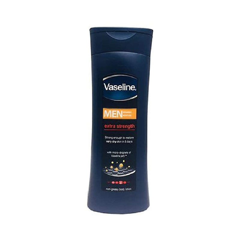 Shop Vaseline Men Extra Strength Non-greasy Body Lotion 400ml