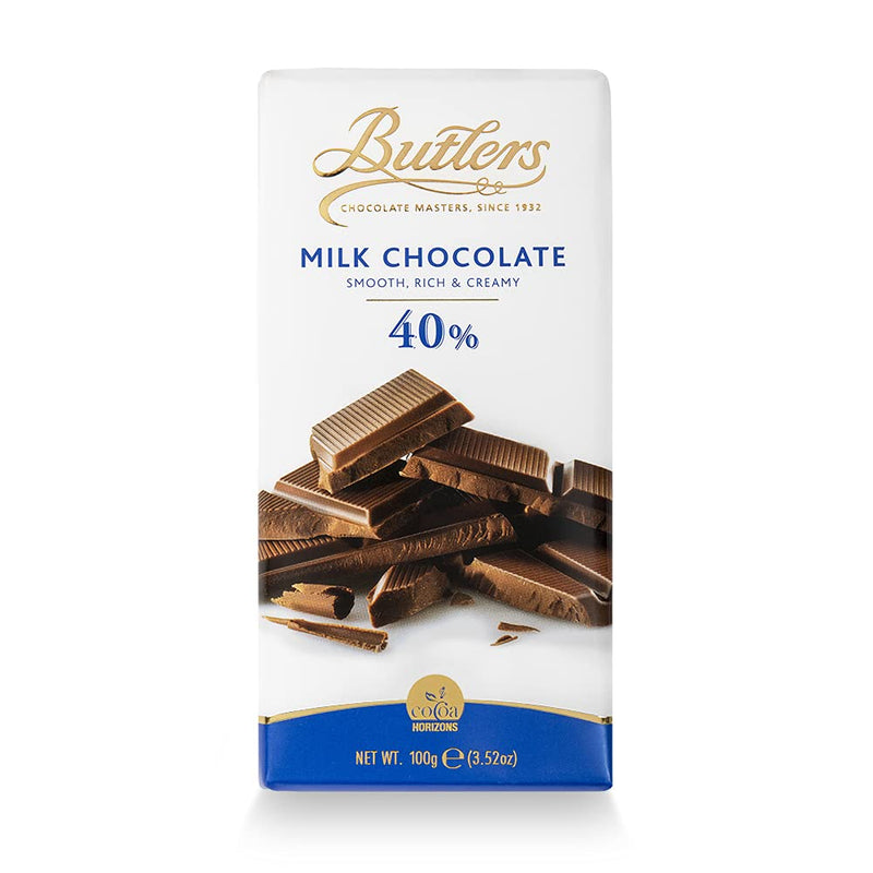 Shop Butler 40% Milk Chocolate Bar, 100g