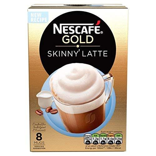 Shop Nestle Nescafe gold Skinny Latte Coffee 8 Mugs, 156g