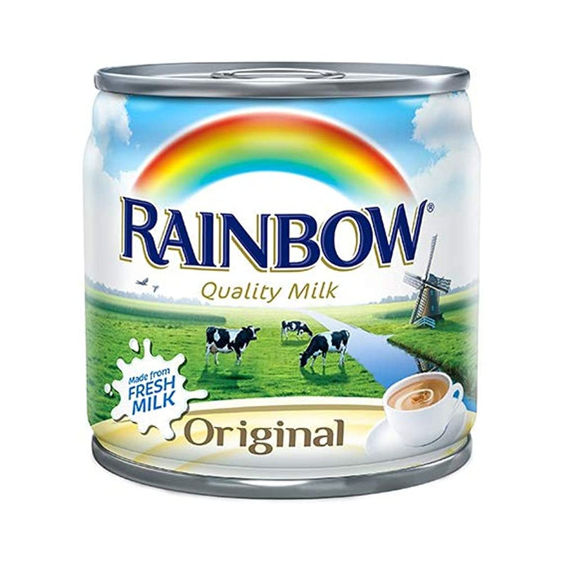 Shop Rainbow Original Evaporated Milk 170g (Pack of 4)