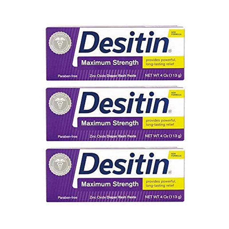 Shop Desitin Maximum Strength Diaper Rash Paste 4 Oz (Pack Of 3)