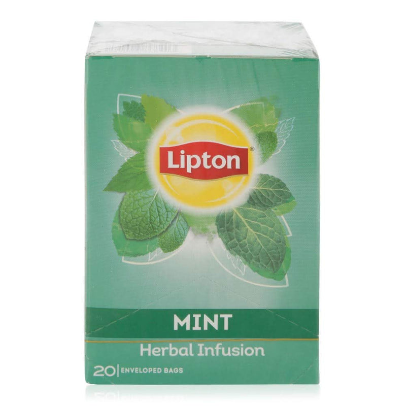 Shop Lipton Herbal Infusion 20 Tea Bags Mint ( 20 X 1.8g ), 36g