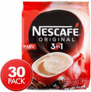 Shop Nescafe 3 in 1 Original Soluble Coffee Beverage 30 Sachets Bag