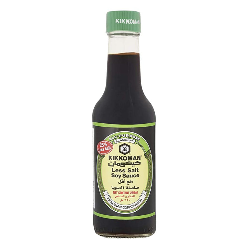 Shop Kikkoman All Purpose Less Salt Soy Sauce, 250 ml