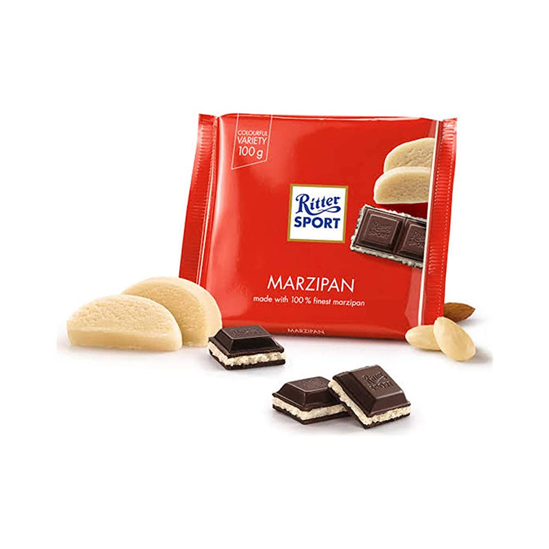 Shop Ritter Sport Marzipan, Dark Chocolate with Marzipan Filling, 100