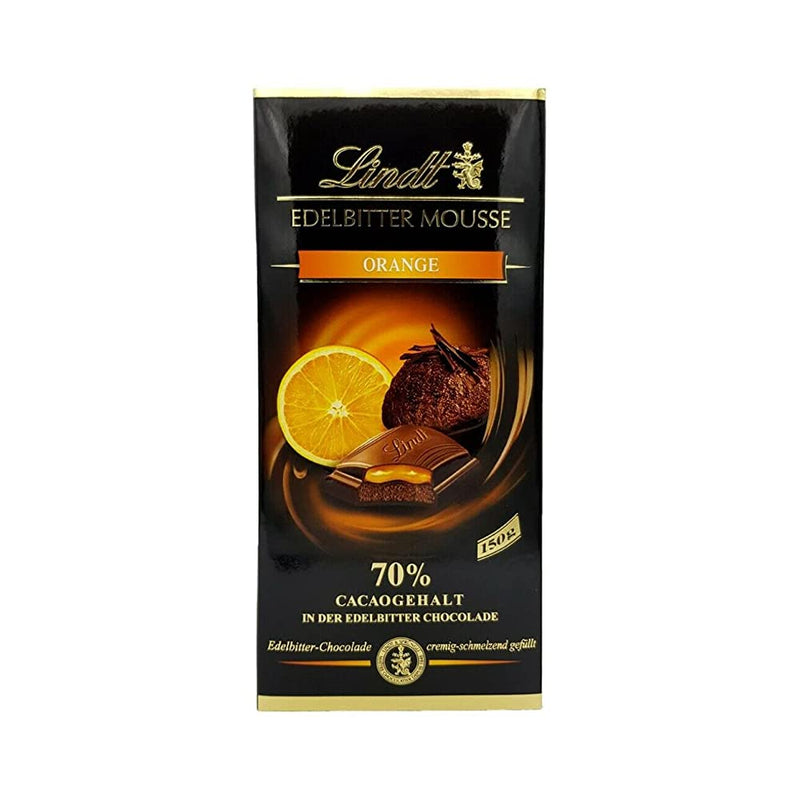 Shop Lindt Edelbitter Mousse Orange Pouch, 150 g