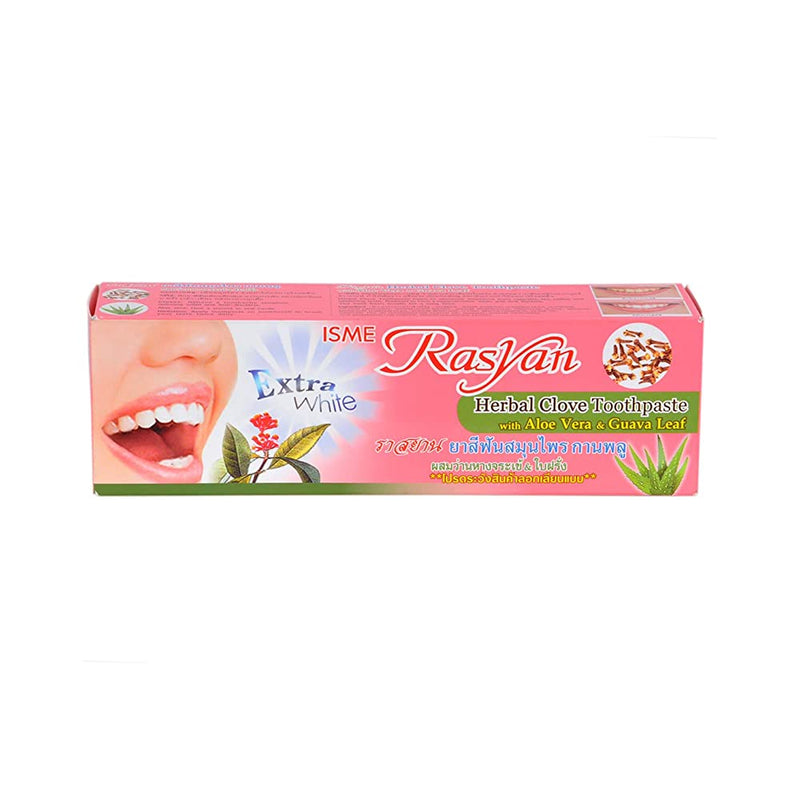 Shop Isme Rasyan Herbal Clove Toothpaste, Extra White - 100G