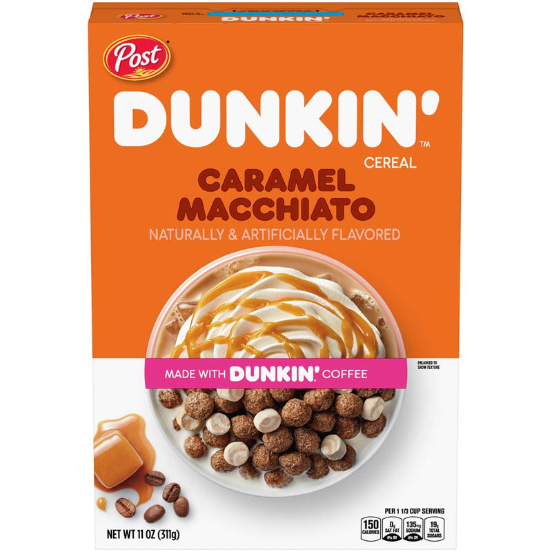 Shop Post Dunkin Caramel Macchiato Breakfast Cereal, 311g