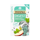 Shop Twinings Super Blends Digest Spearmint, Apple & Rooibos with Baobab, 20 Bags (35g)