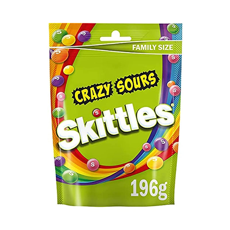 Shop Skittles Fruit Candy (Crazy Sours) - 196g