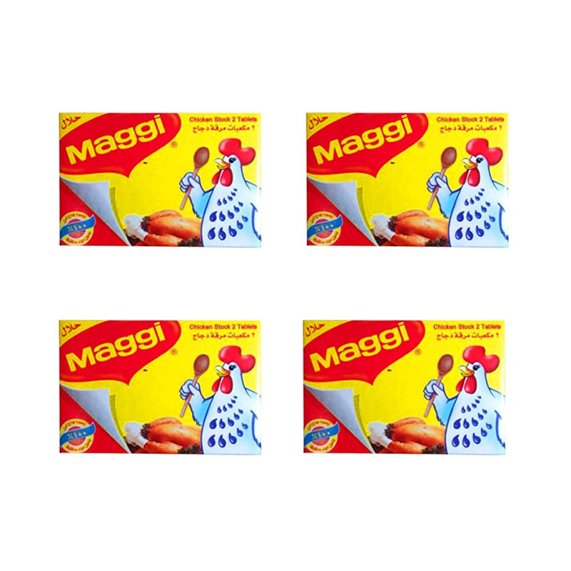 Shop Maggi Chicken Cubes, 4 x 20 g