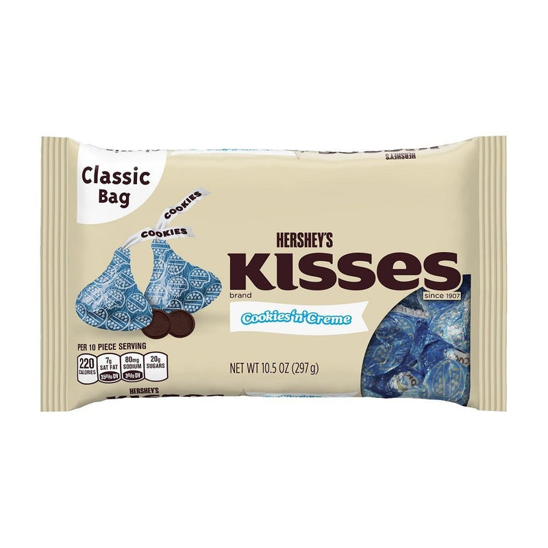 Shop Hersheys Kisses Cookie N Creme Classic Bag, 297g