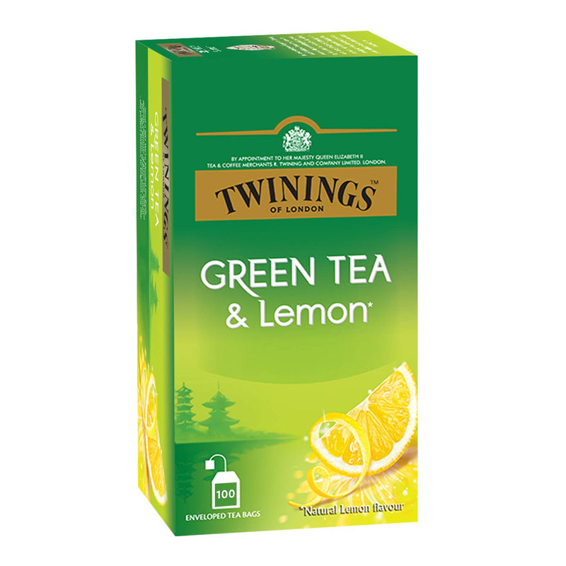 Shop Twinings Green Tea and Lemon Tea 100 Bags