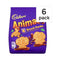 Shop Cadbury Animal Milk Chocolate Biscuits in 6 Individually Snacks Packs ( 6 X 22g ), 132g