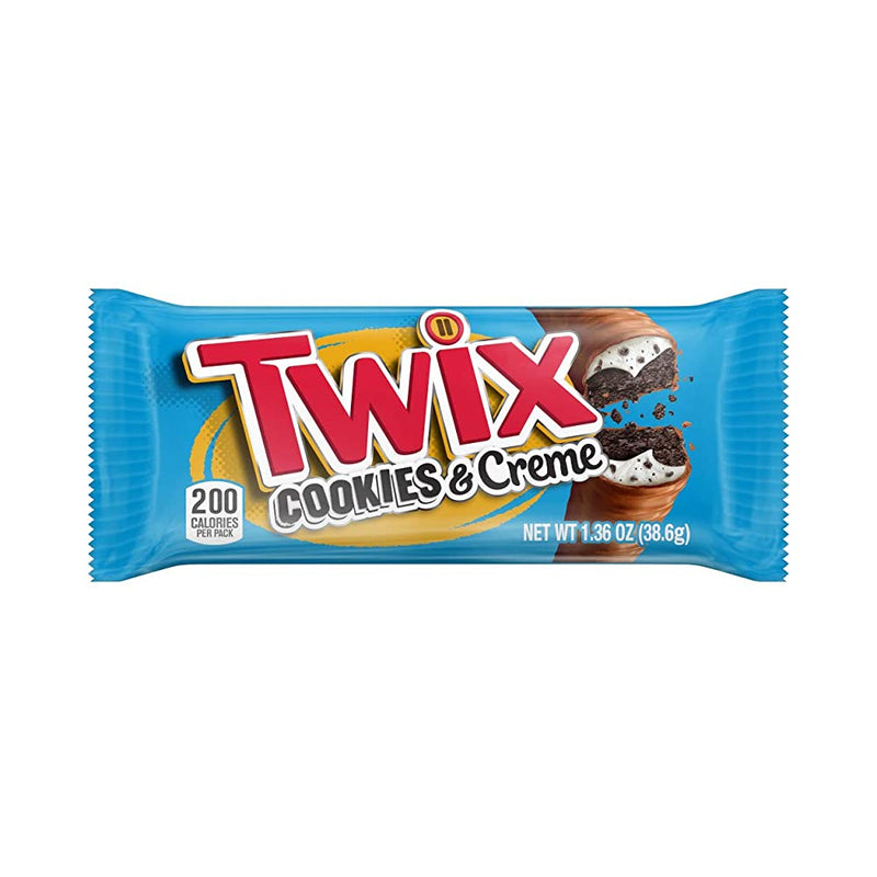 Shop Twix Cookies & Creme Milk Chocolate Bar 38.6g pack of 2