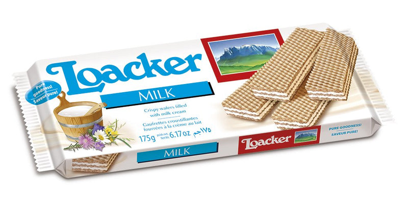 Shop Loacker Classic Milk Wafer, 175g