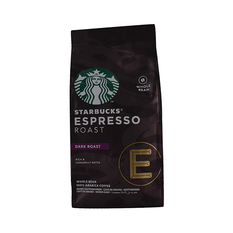 Shop Starbucks Espresso Roast Dark Roast Whole Coffee Bean , 200g