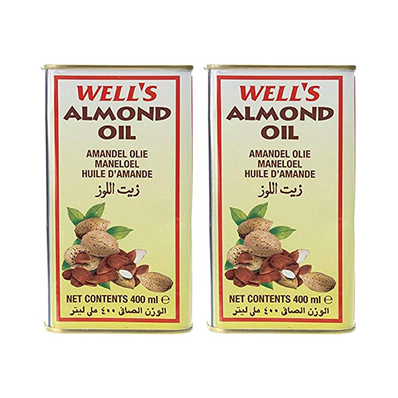 Shop Well's Almond Oil, 2 x 400 ml