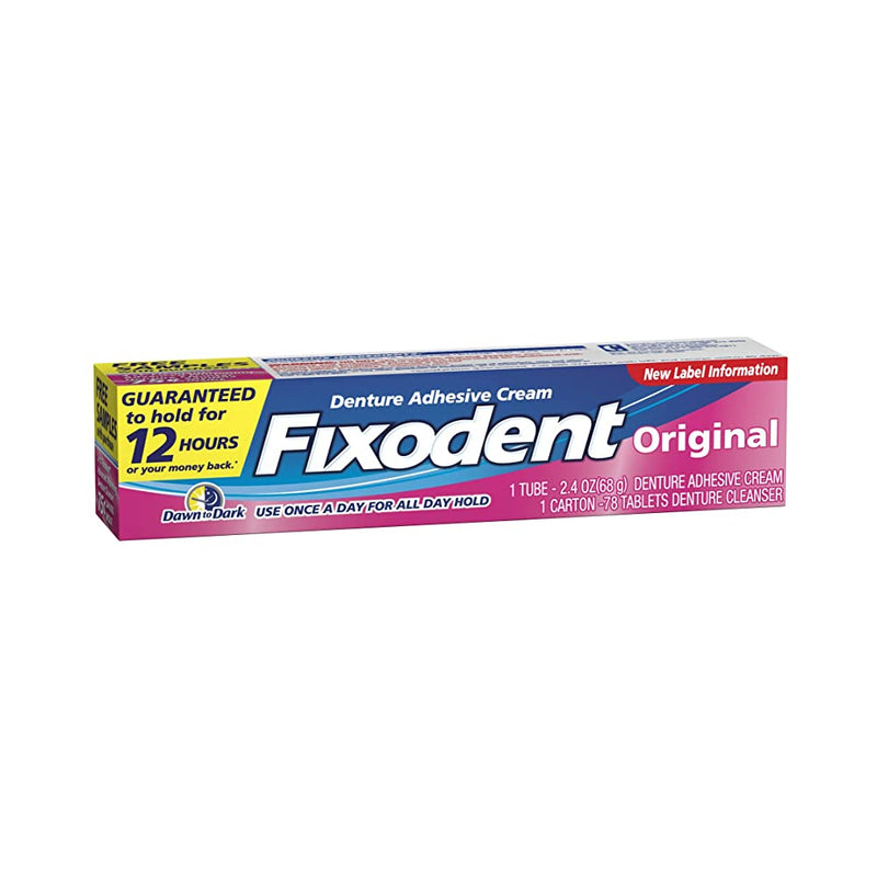 Shop Fixodent Denture Adhesive Cream 2.4 Oz, 68g