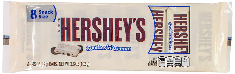 Shop Hershey's Cookies N Creme 8 Snack Size Bar, 102g