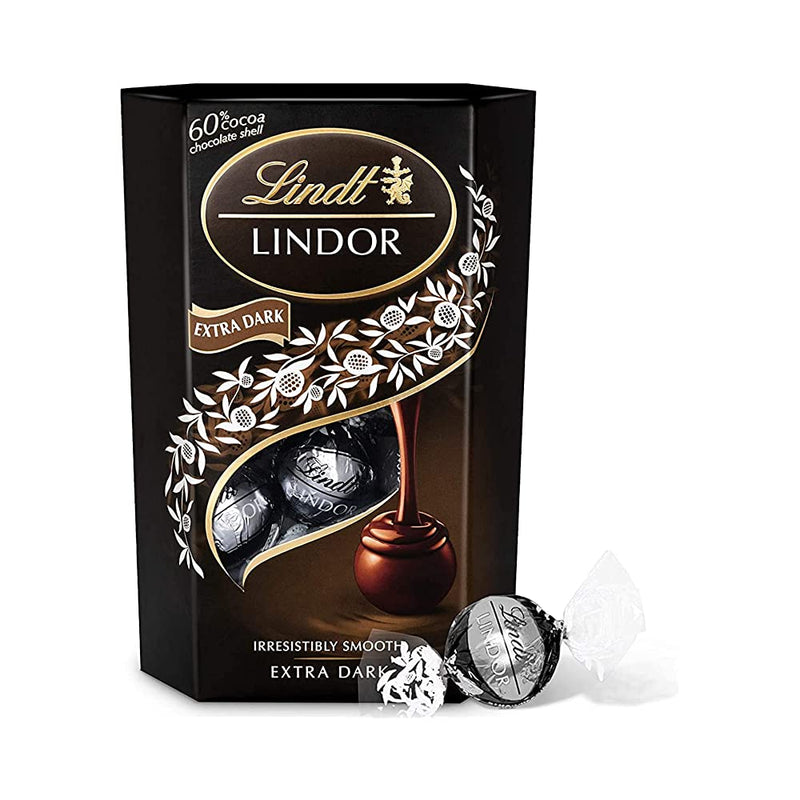 Shop Lindt Lindor Extra Dark Truffles, 60% Cocoa, 200 g