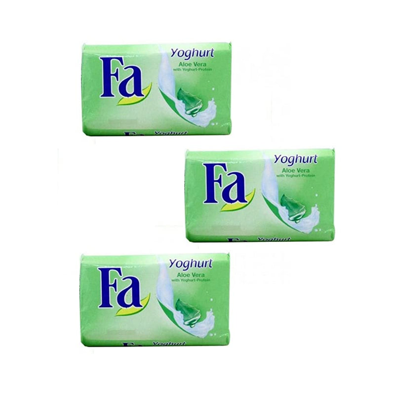 Shop Fa Yoghurt Aloe Vera With Yoghurt-Protein Cream Soap 175g*3