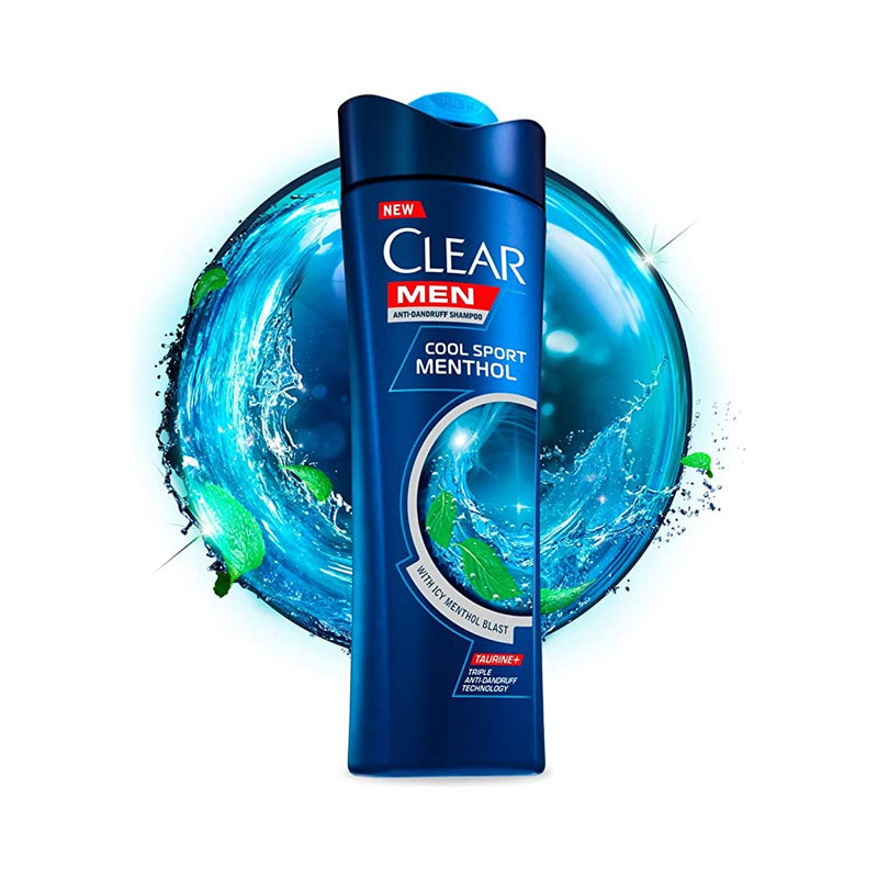 Shop Clear Men Anti-Dandruff Shampoo - Cool Sport Menthol - 340ml (Imported)
