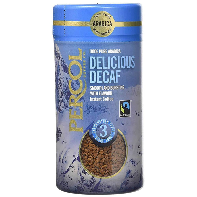 Shop Fairtrade Percol Delicious Decaf Instant Coffee, 100 g