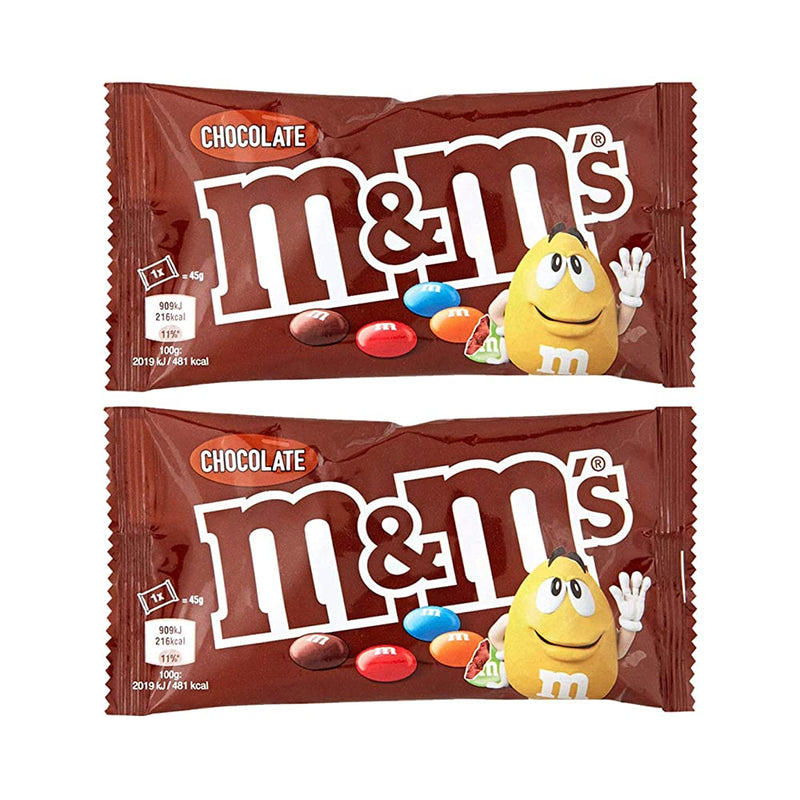 Shop M & M MARS Chocolate- 2 Pack Pouch, 2 x 45 g