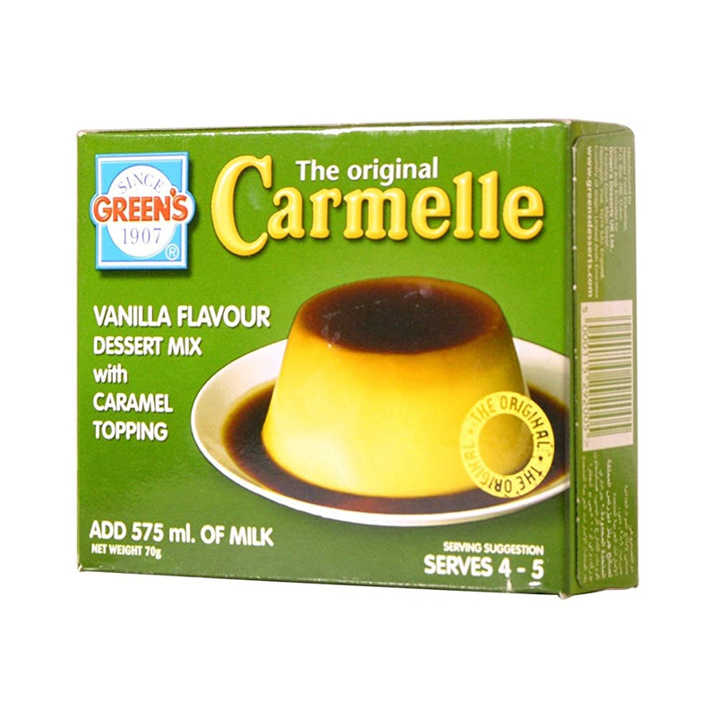 Shop Green's Carmelle Vanilla Flavour Dessert Mix with Caramel Topping, 70g