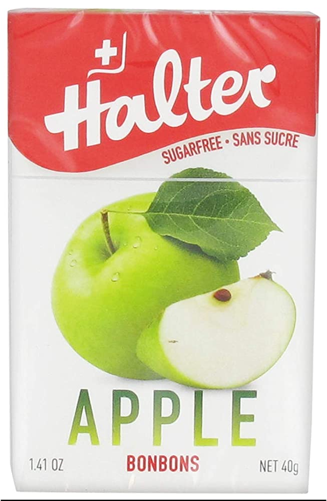 Shop Halter Sugarfree Apple Bonbons, 40g
