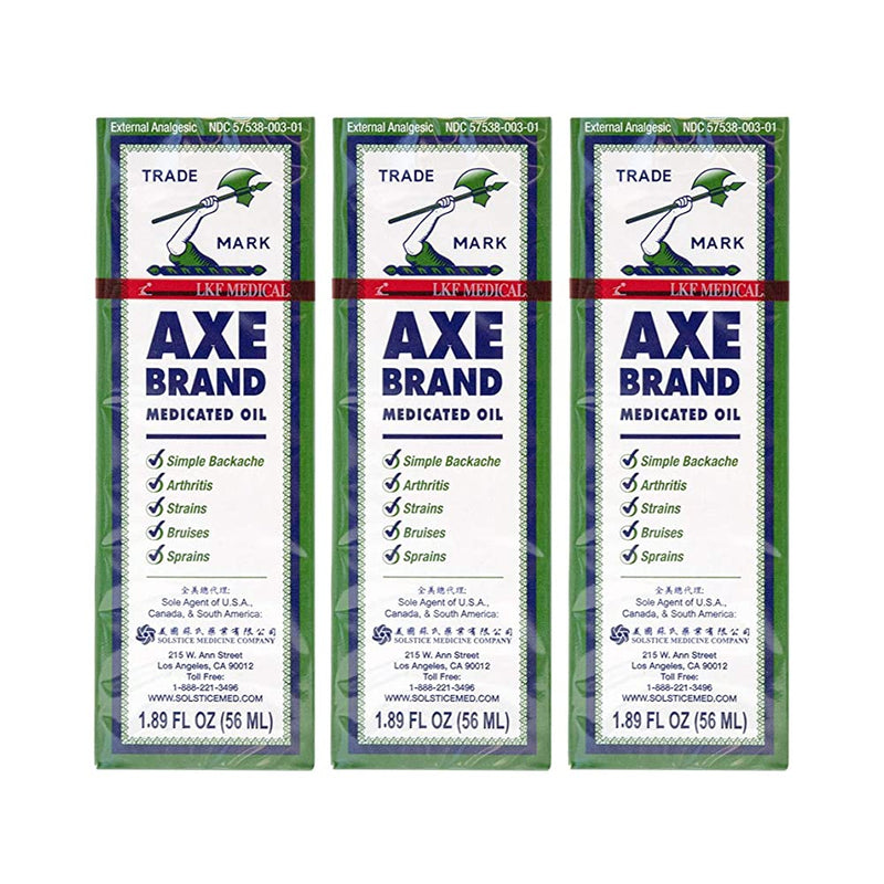 Shop Axe Brand Medicated Oil For Pain Relief 56g (Pack of 3)