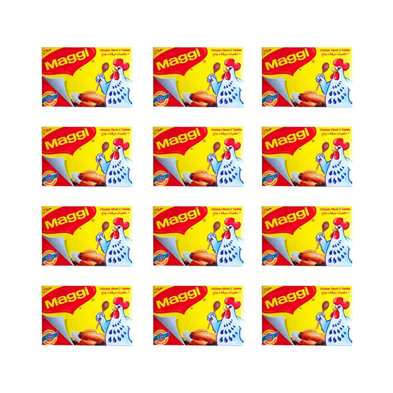 Shop Maggi Chicken Cubes, 12 x 20 g